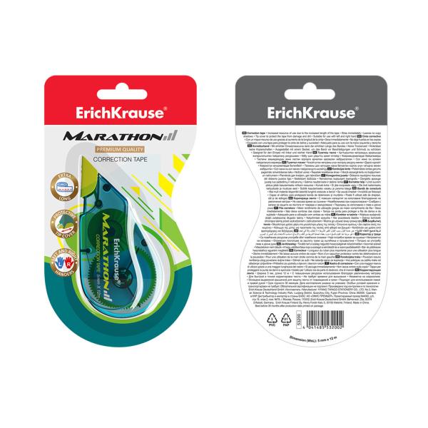Корректирующая лента 5 мм х 12 м ErichKrause® Marathon,
