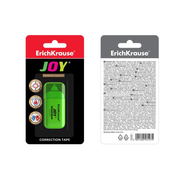 Корректирующая лента 5 мм х 6 м ErichKrause® JOY