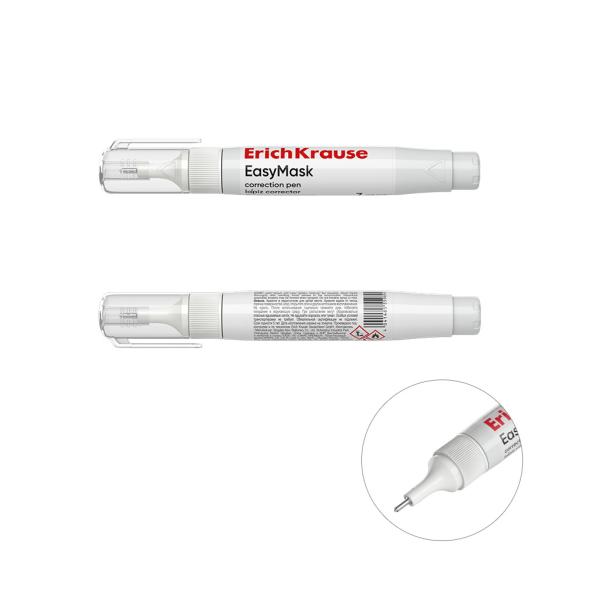 Корректирующая ручка 7 мл ErichKrause® Standard, (в дисплее по 12 шт.)