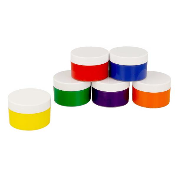 Краски пальчиковые "Лео"  "Расти" набор  6 цв. х  70 г .