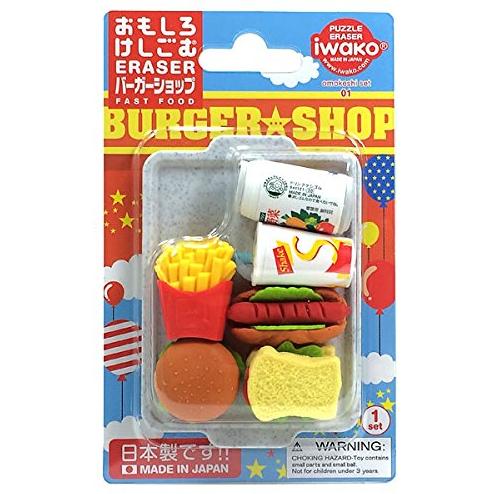 Ластик "IWAKO Fast Food " ассорти, , Iwako Global Co. Ltd