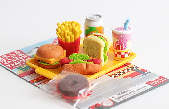 Ластик "IWAKO Fast Food " ассорти, , Iwako Global Co. Ltd