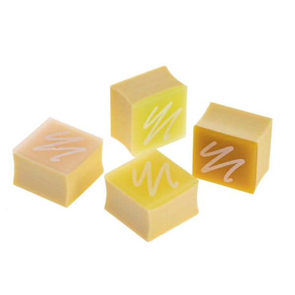 Ластик PVC Hatber Cheese cake/Чизкейк 48шт.  в картонной Дисплей-витрине