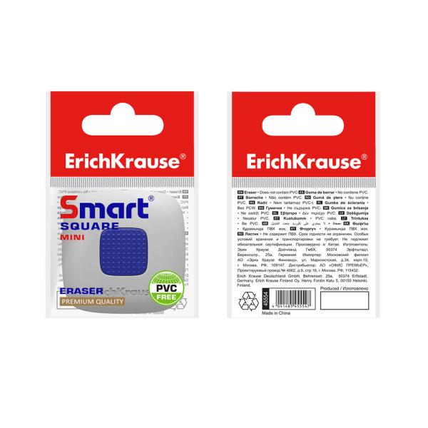Ластик с пластиковым держателем ErichKrause® Smart Mini Square