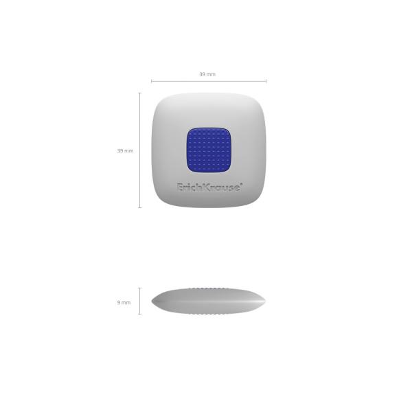 Ластик с пластиковым держателем ErichKrause® Smart Mini Square