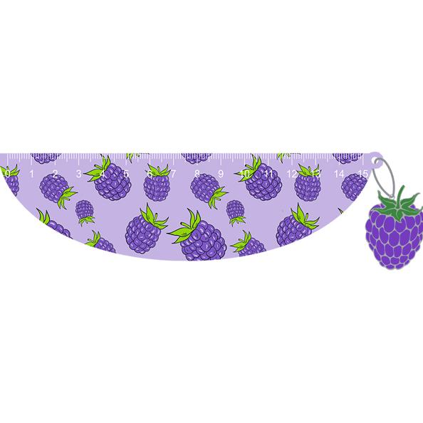 Линейка 15 см deVENTE Tutti-Frutti Blackberry