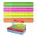 Линейка с держателем ErichKrause® Neon, 20см, ассорти из 4 цветов, в коробке-дисплее