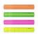 Линейка с держателем ErichKrause® Neon, 20см, ассорти из 4 цветов, в коробке-дисплее