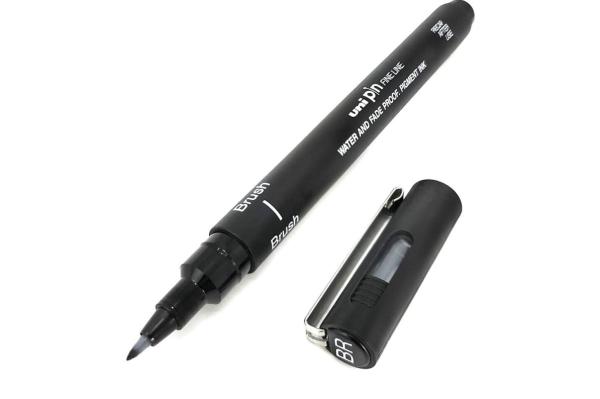 Линер Uni PINBR-200(S) черный, кисть (Brush).