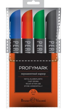 Маркер перм. "PROFYMARK", СИНИЙ