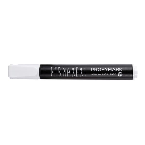 Маркер перманентный "PROFYMARK", БЕЛЫЙ