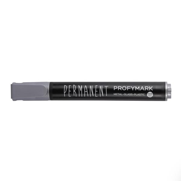 Маркер перманентный "PROFYMARK", СЕРЕБРЯНЫЙ