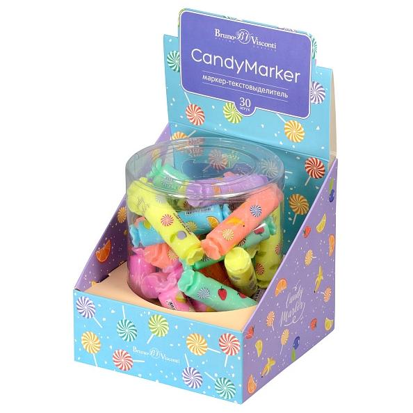 Маркер текстовыделитель "CandyMarker" 6 цв. в дисплее
