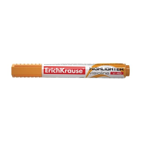 Маркер-текстовыделитель ErichKrause V-40 оранжевый