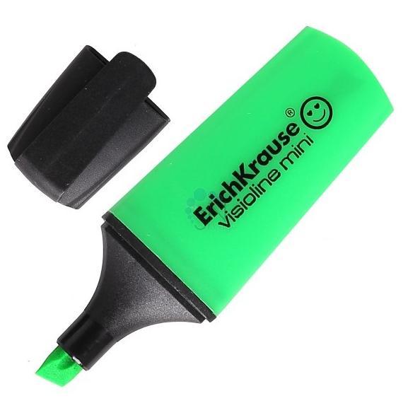 Маркер-текстовыделитель ErichKrause Visioline Mini, зеленый