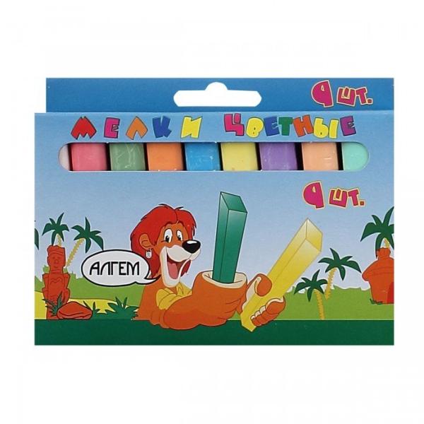 Мел 9 цв. АЛГЕМ