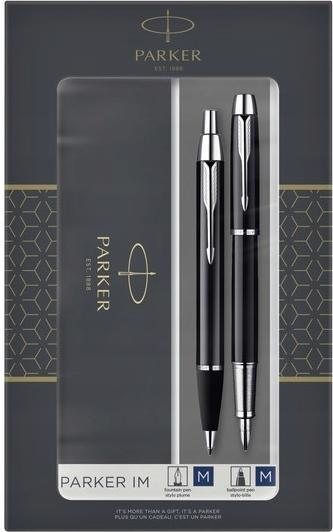 Набор "Parker IM DUO BLACK CT". Ручка шар. и ручка перьевая