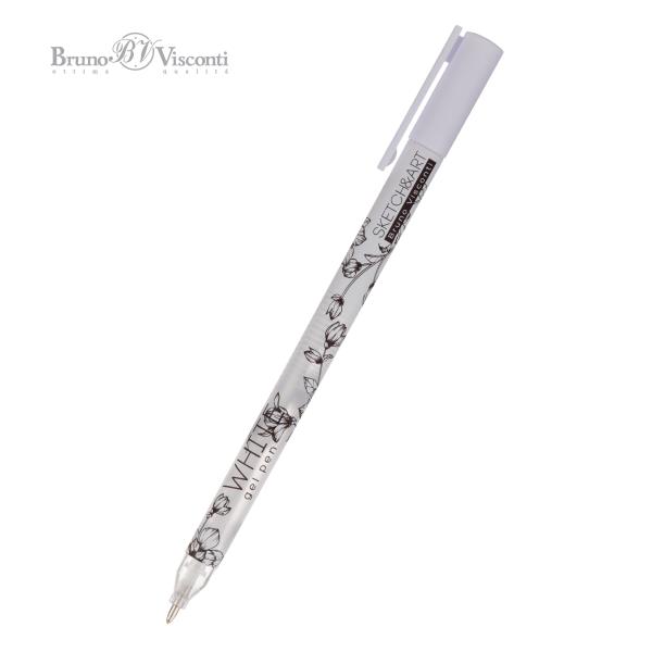 Набор ручек гелевых  3 шт. "Sketch&Art "Uni Write.GOLD/SILVER/WHITE", 0.8 мм,
