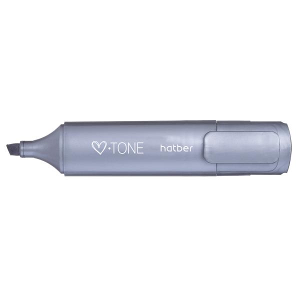 Набор текстовыделителей 4 шт. Hatber V-tone METALLIC в прозрачном ПВХ-боксе
