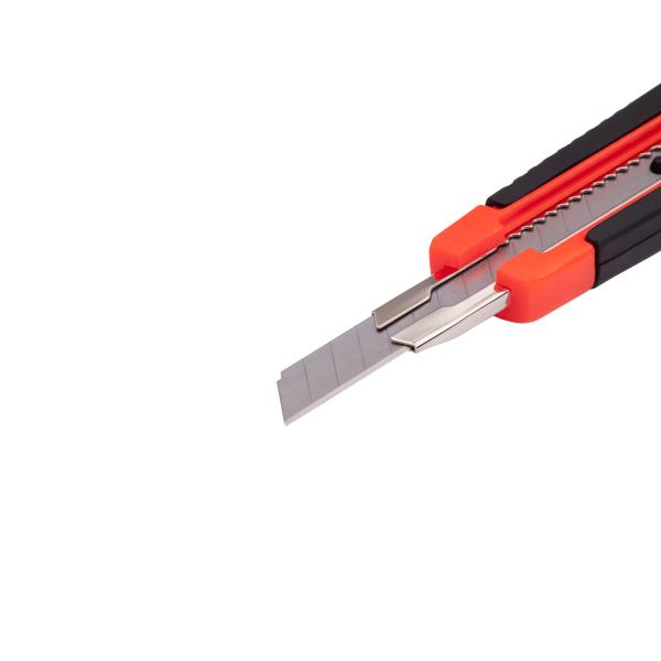 Нож канцелярский 9 мм "UNICUT", пласт.корпус, противоскольз.рез. покрытие