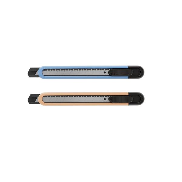 Нож канцелярский 9 мм ErichKrause Butterfly Pastel Bloom,  с автоматической фиксацией лезвия, ассорт