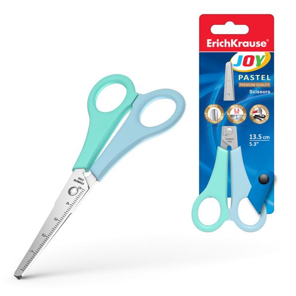 Ножницы 135 мм ErichKrause® Joy Pastel, (в блистере по 1 шт.)
