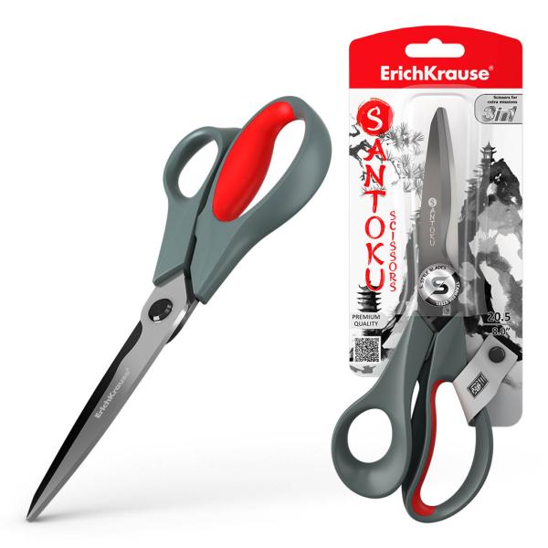 Ножницы 205 мм ErichKrause® Santoku, (в блистере по 1 шт.)