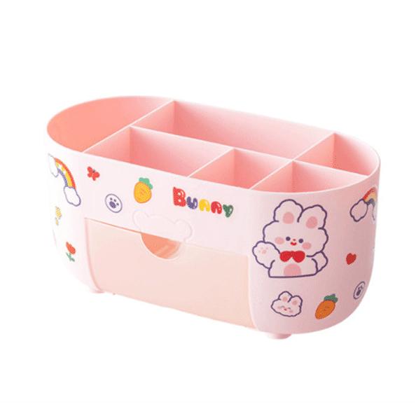 Органайзер для пишущих принадлежностей "deVENTE. Bunny" 22,5x11,5x10,5 см, розовый, в комплекте с на