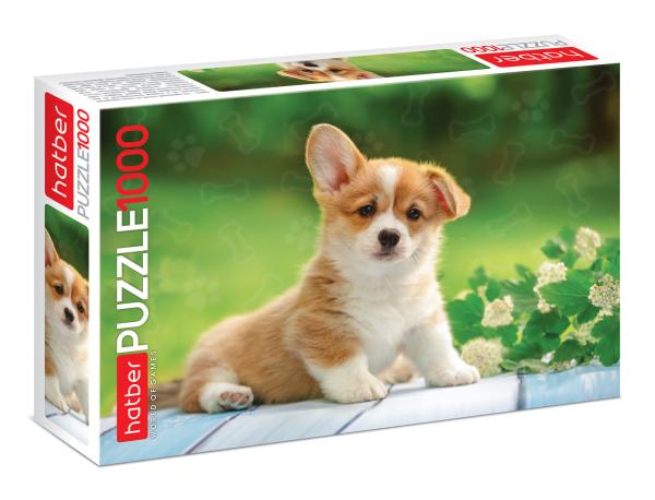 Пазлы 1000 эл. А2 680х480мм "Щенок"-