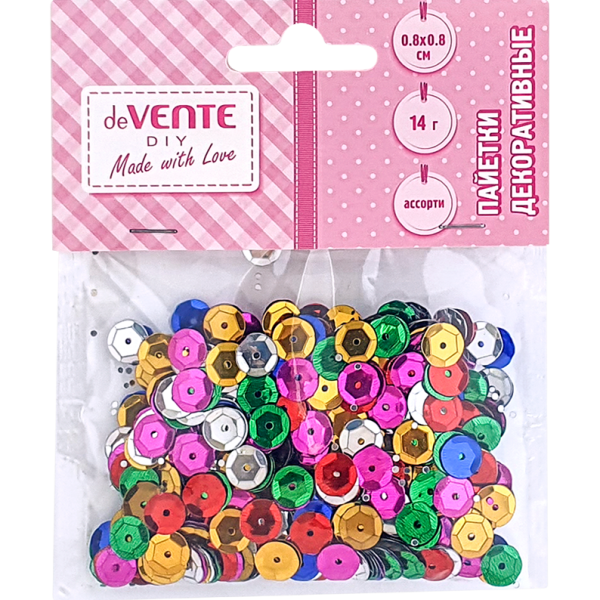 Пайетки 14 гр. deVENTE Metallic Микс