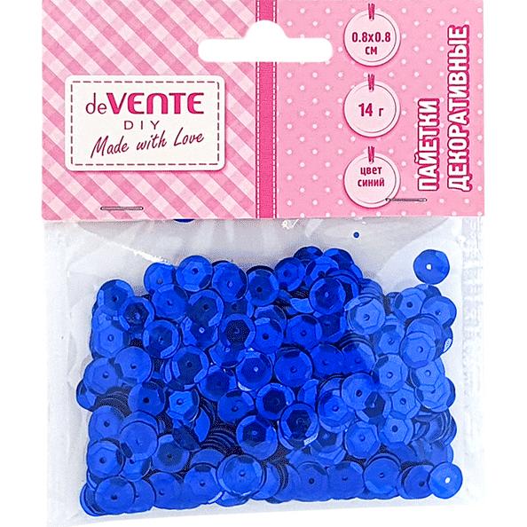 Пайетки 14 гр. deVENTE Metallic Синий
