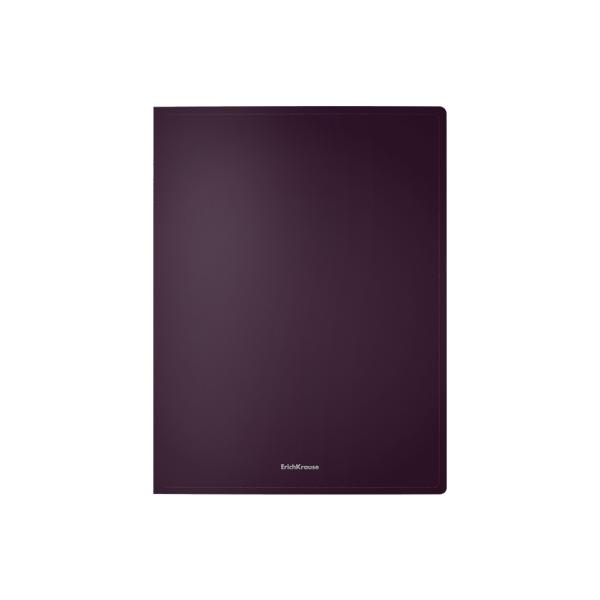 Папка 2 кольца 24 мм ErichKrause® Matt Blackberry Marsala, A4, ассорти (в пакете по 3 шт.)