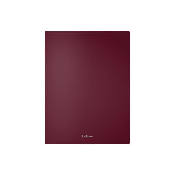 Папка 2 кольца 24 мм ErichKrause® Matt Blackberry Marsala, A4, ассорти (в пакете по 3 шт.)