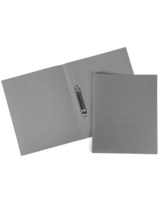 Папка 2 кольца 25 мм Hatber А4 LINE Серая