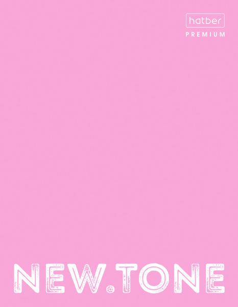 Папка 2 кольца А5 глянц. ламин. NEWtone PASTEL ПИОН "Premium"