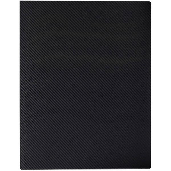 Папка 4 кольца 25 мм Hatber А4 LINE Черная