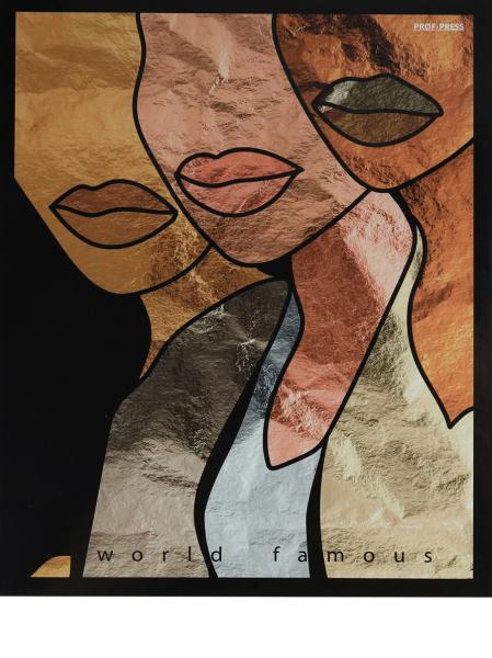 Папка 4 кольца А5 "ИСКУССТВО МИНИМАЛИЗМА" ламинированный картон,