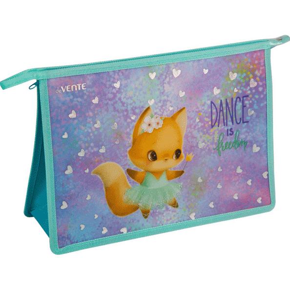 Папка для тетрадей А4 "deVENTE. Dance Fox" с расширением 10 см, 400 мкм, полупрозрачная с рисунком, 