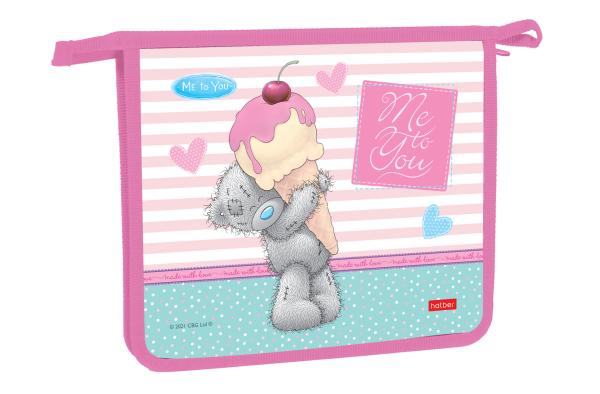 Папка для тетрадей А5 Hatber 1 отд. на молнии "MetoYou" в индив.упак. Metoyou