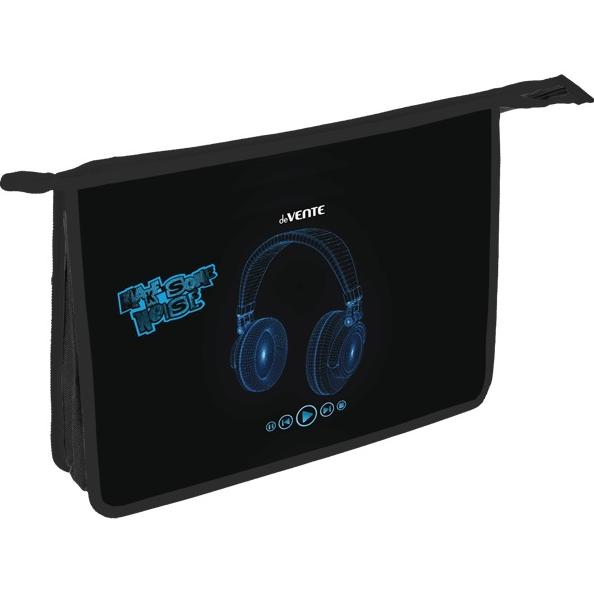Папка для труда А4 "deVENTE. Headphones" с расширением 8 см, пластик 500 мкм, картон с покрытием из 