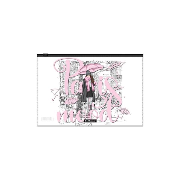 Папка на молнии Zip-пакет ErichKrause® Dreamy Girls, B5, ассорти (в пакете по 12 шт.)