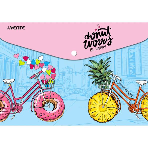 Папка-конверт на кн. А4 "deVENTE. Sweet cruiser" 150 мкм, непрозрачная с рисунком, индивидуальная ма