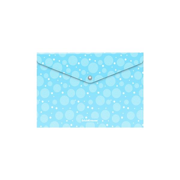 Папка-конверт на кн. В5 ErichKrause® Pastel Dots, полупрозрачная, ассорти