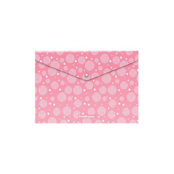 Папка-конверт на кн. В5 ErichKrause® Pastel Dots, полупрозрачная, ассорти