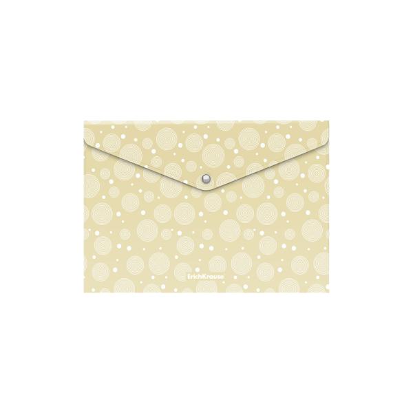 Папка-конверт на кн. В5 ErichKrause® Pastel Dots, полупрозрачная, ассорти