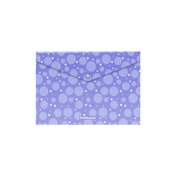 Папка-конверт на кн. В5 ErichKrause® Pastel Dots, полупрозрачная, ассорти