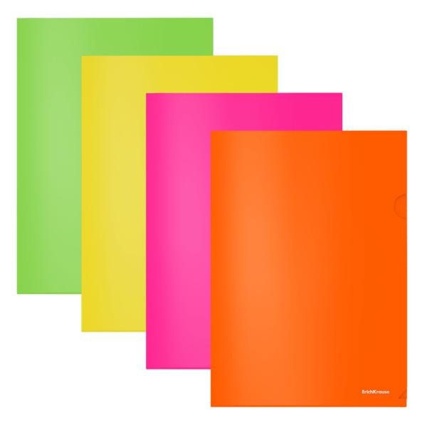 Папка-уголок А4 Glossy Neon