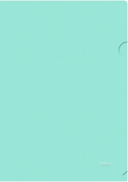 Папка-уголок А4 Hatber 180мкм -Непрозрачная- NEWtone PASTEL МЯТА (с ед. штрихкодом)