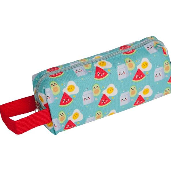 Пенал "deVENTE. Kawaii Food" 21x5x4,5 см, прямоугольный, канвас, на молнии, с ручкой