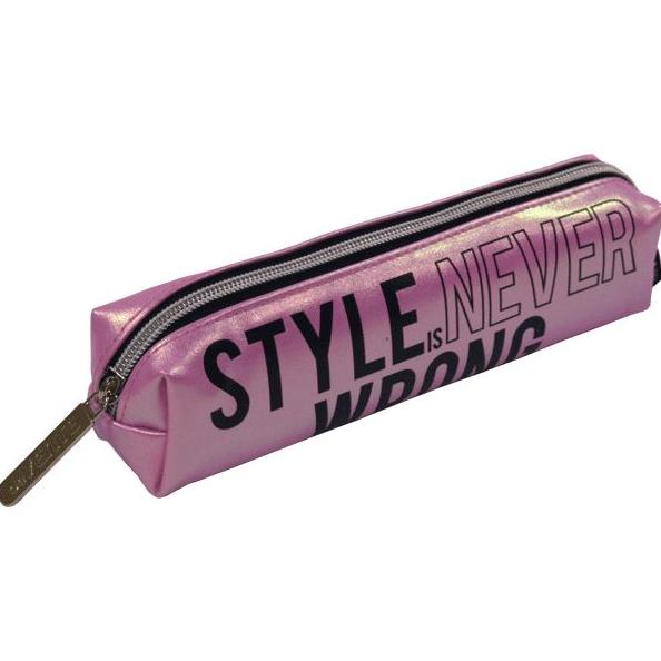 Пенал "deVENTE. Style Is Never Wrong" 21x4x4 см, прямоугольный, на молнии, перламутровая искусственн